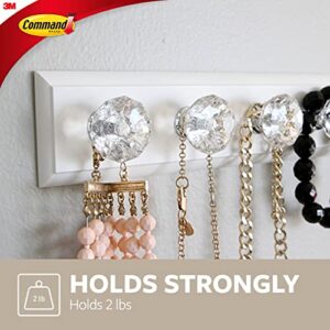 Command HOM-18CR-ES Jewelry and Scarf Rack, Crystal