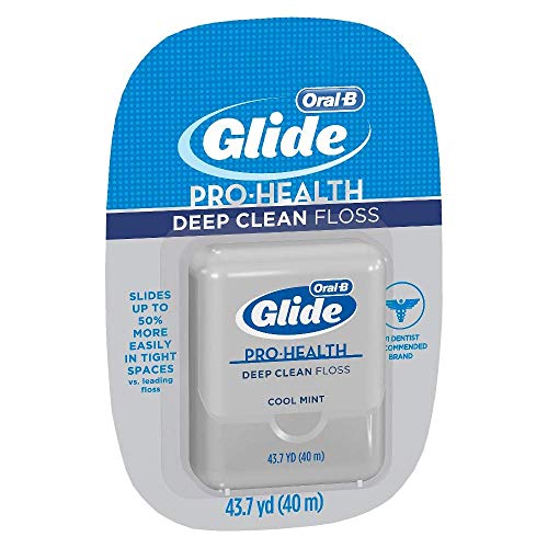 Glide Deep Clean Floss Cool Mint 43.70 Yards (Pack of 2)