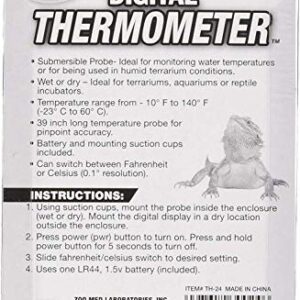 Digital Thermometer For Terrariums