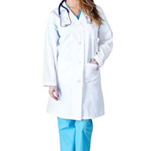 Natural Uniforms Womens 41 Inch Lab Coat (Small, White)