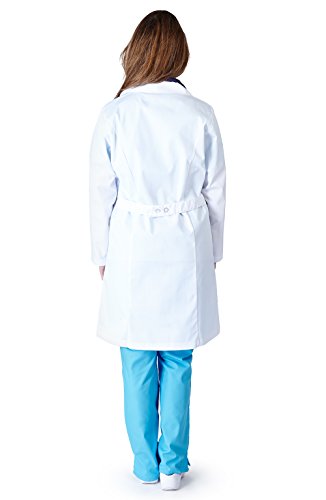 Natural Uniforms Womens 41 Inch Lab Coat (Small, White)