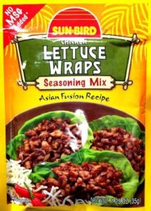 sun-bird chicken lettuce wraps asian seasoning mix 1.25oz (12-pack) by sun bird