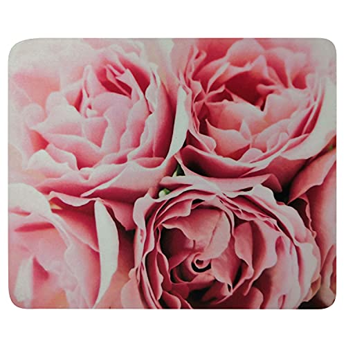 Mouse Pad Pink Roses 36230 Oblong Shaped Mouse Mat Design Natural Eco Rubber Durable Computer Desk Stationery Accessories Mouse Pads for Gift