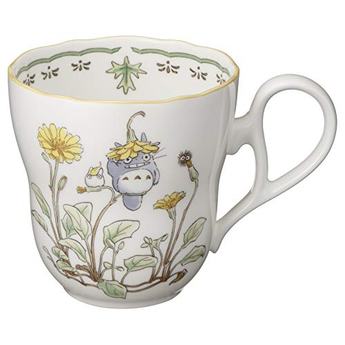 Noritake TT97855/4924-7 My Neighbor Totoro Mug, 12.8 fl oz (375 cc), Microwave Safe, 1 Piece, Bone China