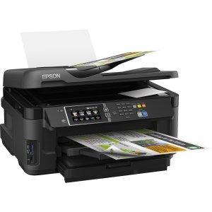 Epson C11CC98201 Workforce 7610 Wireless All-in-One Inkjet Printer, Copy/Fax/Print/Scan