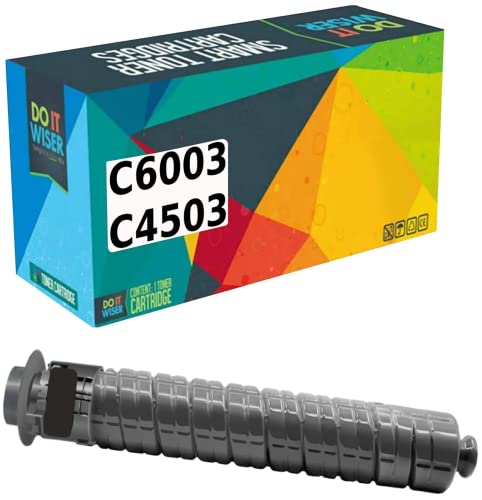 Do it Wiser Compatible Printer Toner Cartridge Replacement for Ricoh 841849 for use in Ricoh MP C6003 MP C4503 MP C5503 MP C6004 (1Pack - Black)