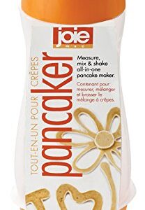 MSC International 50993 Joie Pancaker Squeeze Bottle Pancake Batter Mixer and Dispenser, 5.5-Ounce Capacity, Orange