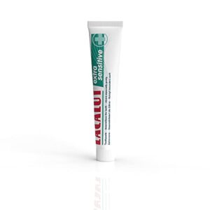 LACALUT Extra Sensitive Toothpaste, Repair & Protect Sensitive Teeth - Cavity Prevention & Stain Removal 2.5 Ounces