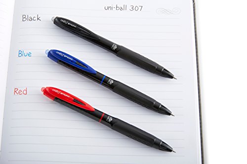 uni-ball 307 Retractable Gel Pens, Medium Point (0.7mm), Assorted Colors, 8 Count