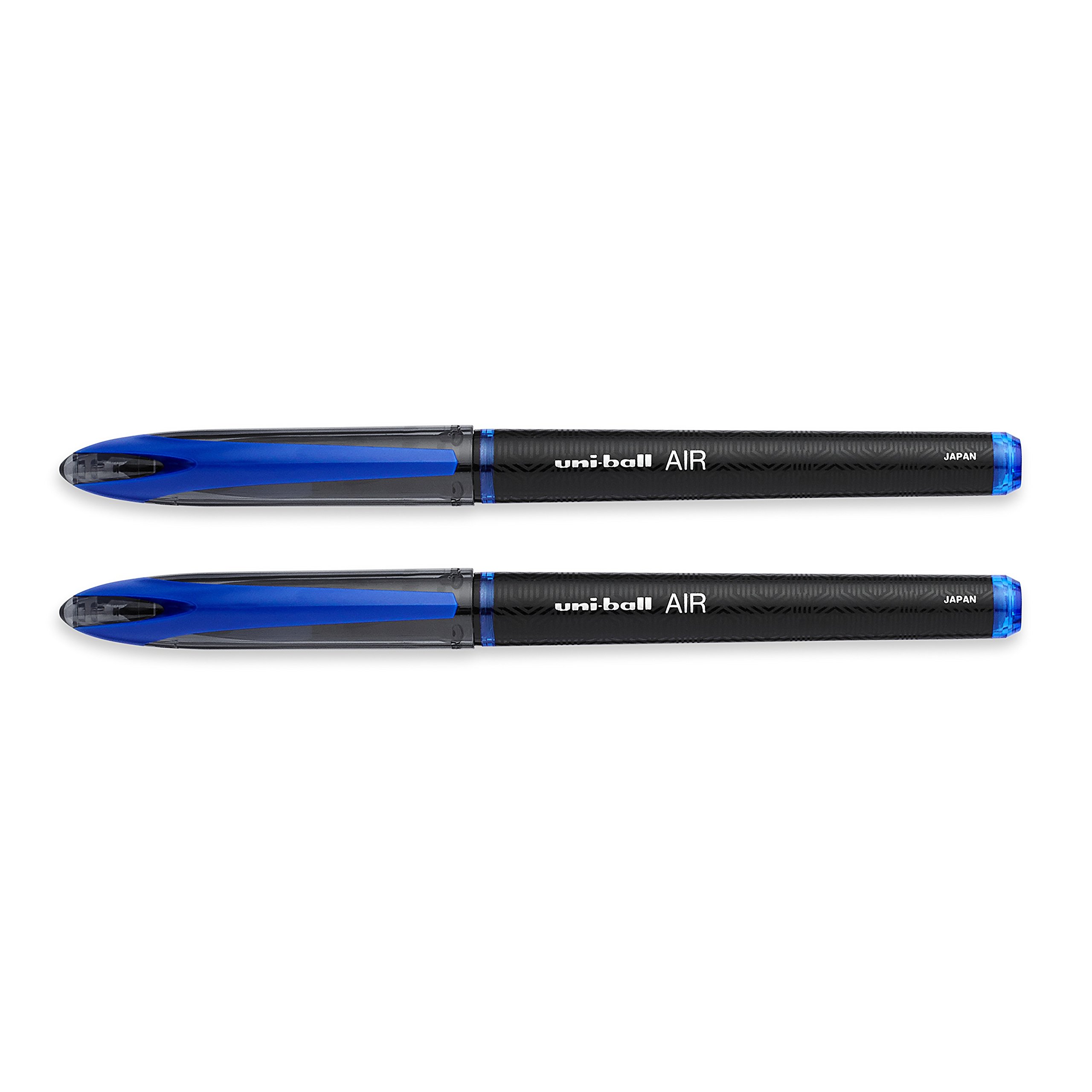 uni-ball AIR Rollerball Pens, Fine Point (0.7mm), Blue, 2 Count