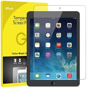 jetech screen protector for ipad mini 1 2 3 (not mini 4/5/6), tempered glass film, 1-pack