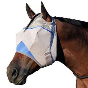 cashel crusader horse fly mask for charity, blue, horse