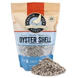scratch and peck feeds cluckin' good oyster shell supplement for chickens and ducks - 4-lbs - 9300-04