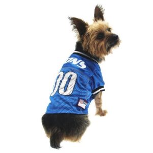 NFL Detroit Loins Dog Jersey, Size: Medium. Best Football Jersey Costume for Dogs & Cats. Licensed Jersey Shirt.