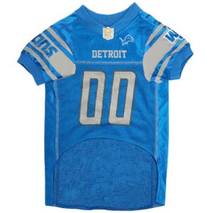 NFL Detroit Loins Dog Jersey, Size: Medium. Best Football Jersey Costume for Dogs & Cats. Licensed Jersey Shirt.