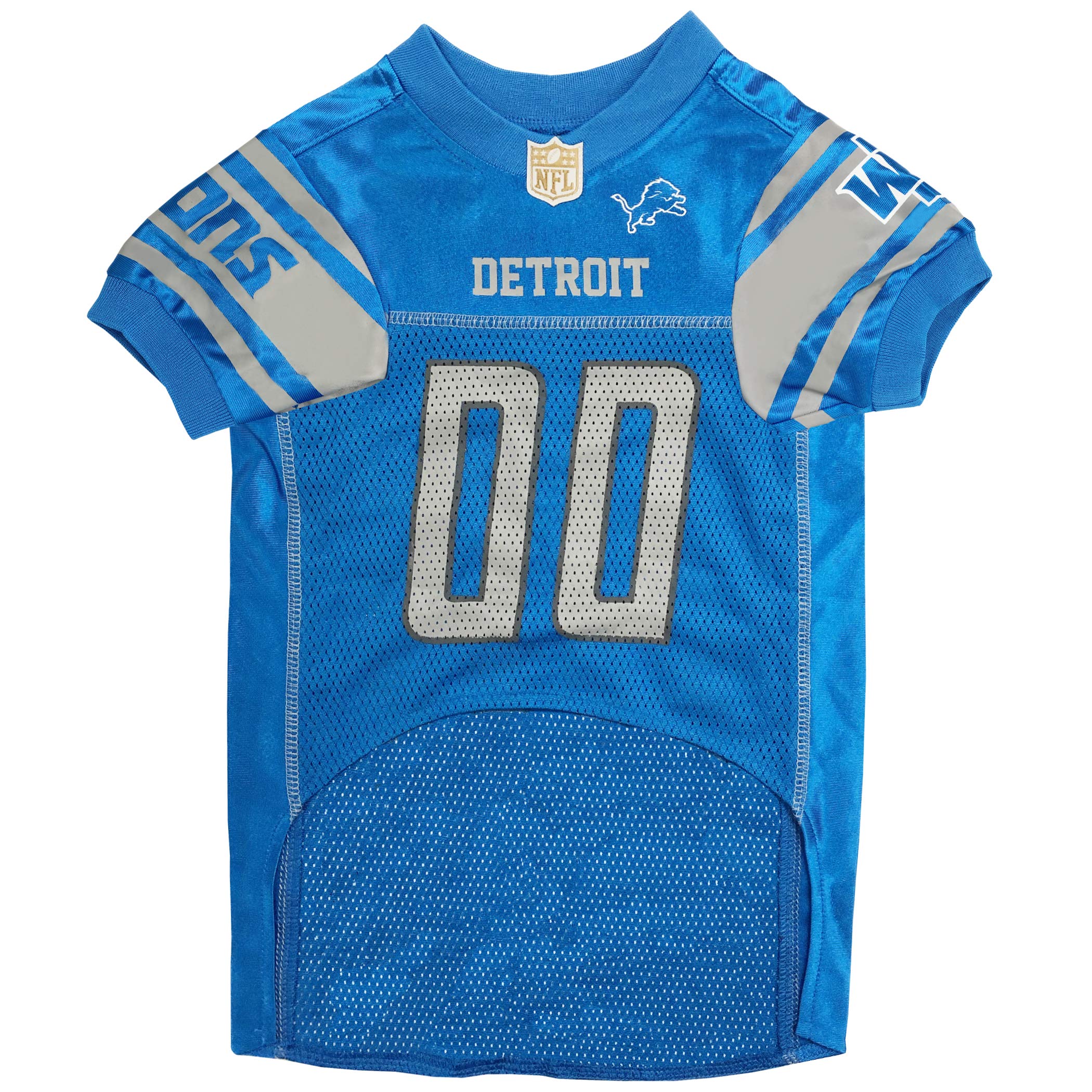 NFL Detroit Loins Dog Jersey, Size: Medium. Best Football Jersey Costume for Dogs & Cats. Licensed Jersey Shirt.
