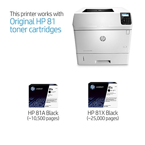 HP LaserJet Enterprise M605dn Network Monochrome Printer, (E6B70A)