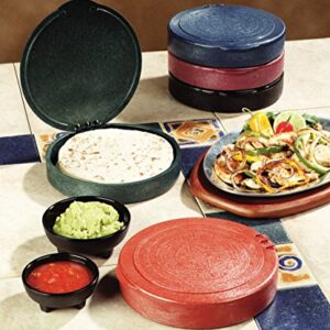 Carlisle FoodService Products 71029 Insulated Hinged Tortilla Server, 7" / 1", Terra Cotta (Pack of 12)