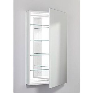 Robern PLM2440GLE Polished Edge, Classic Gray Interior, Electric ̶ Left Hinge PL Series 24" x 40" Flat Top Cabinet