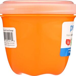 Preserve 8 oz 1 Count Round Orange Food Storage Container, 1 EA