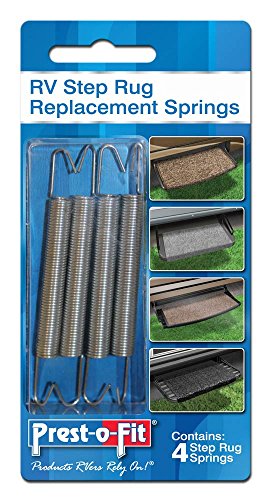 Prest-O-Fit 2-0091 RV Step Rug Replacement Springs - 4 Pack