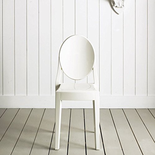 2xhome - Victoria Style Ghost Side Chair Transparent Acrylic Chair