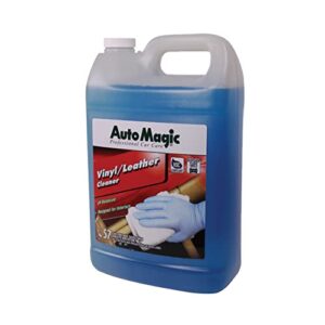 auto magic vinyl/leather cleaner for removing automotive interiors stains - 128 fl oz