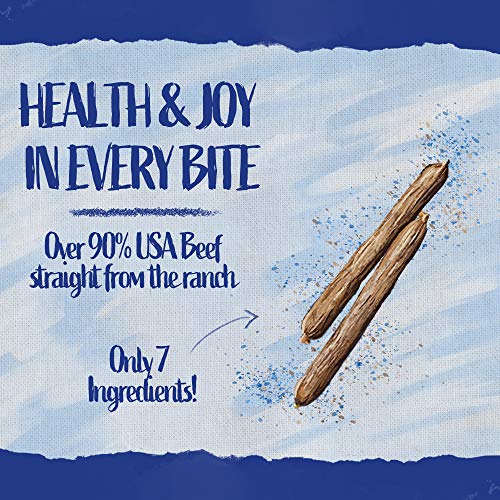 Blue Dog Bakery, Natural Dog Treats, Beef Sticks, Grain Free, USA Beef 7.8oz (1 Count)