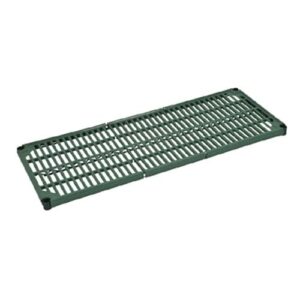 focus foodservice fps-plus green plastic vented shelves set of 4-36" l x 24" w