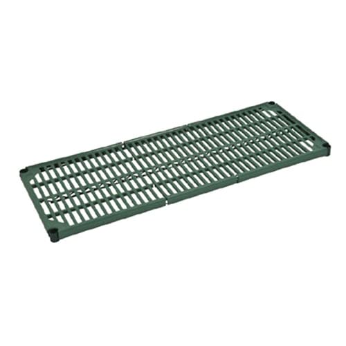 Focus Foodservice FPS-Plus Green Plastic Vented Shelves Set of 4-36" L x 24" W