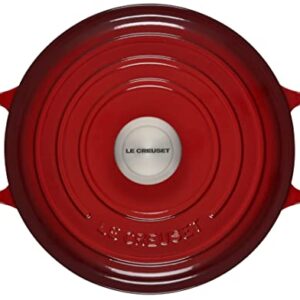 Le Creuset Enameled Cast Iron Signature Round Dutch Oven, 4.5 qt., Cerise