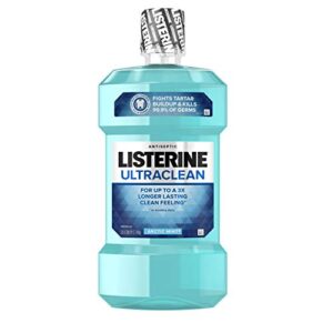 listerine ultraclean mouthwash, arctic mint,1.5 liters