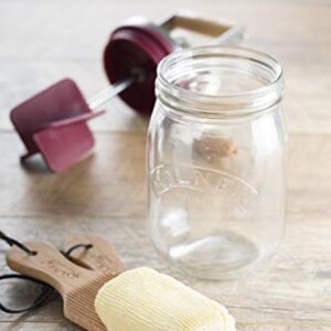 Kilner Butter Paddles, Sturdy Beechwood, Hanging Loop, Set of 2