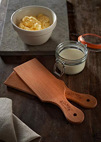 Kilner Butter Paddles, Sturdy Beechwood, Hanging Loop, Set of 2