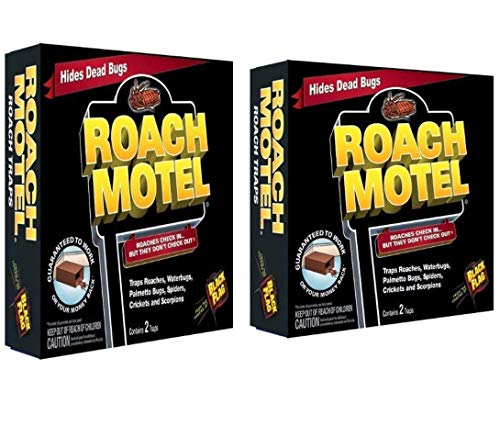 Black Flag Roach Motel Insect Trap(2 Packs 4 Traps)