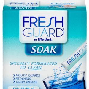 Fresh Guard Soak for Retainers Mouthguards Braces
