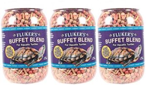 fluker's buffet blend aquatic turtle formula for pets, 7.5-ounce (pack of 3)