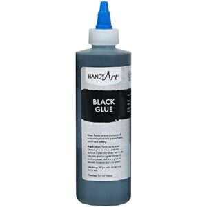 handy art glue, 8 oz , black (149-101)