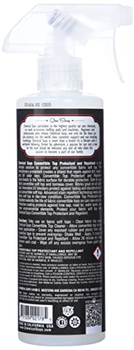 Chemical Guys SPI_193_16 Convertible Top Protectant and Repellent, (Helps Prevent Fading & Discoloration on Fabric Sot Tops) 16 fl oz (Packaging May Vary)