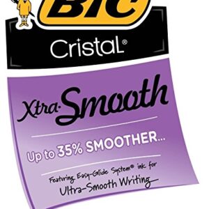 Bic Cristal Stic Medium Ball Pen, Black 10 ea ( Pack of 3)