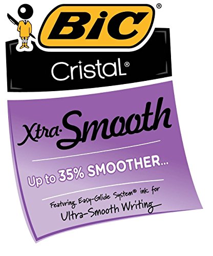 Bic Cristal Stic Medium Ball Pen, Black 10 ea ( Pack of 3)