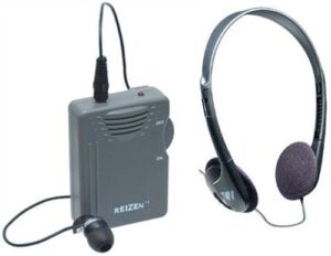 elite package: reizen loud ear 120db gain personal amplifier