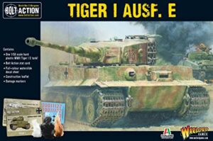 bolt action tiger i ausf e heavy tank 1:56 wwii military wargaming plastic model kit