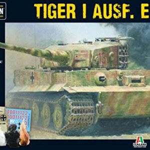 Bolt Action Tiger I AUSF E Heavy Tank 1:56 WWII Military Wargaming Plastic Model Kit