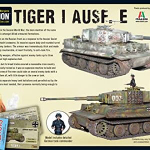 Bolt Action Tiger I AUSF E Heavy Tank 1:56 WWII Military Wargaming Plastic Model Kit