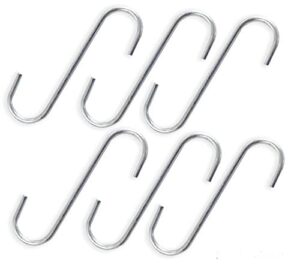 toolessentials 6 piece set of 5-inch metal"s" hooks