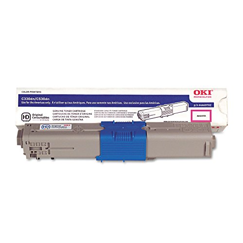 OKI Data 44469702 Toner Cartridge (Magenta) in Retail Packaging