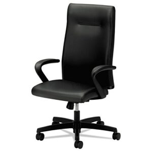 Hon Ie102ss11 Ignition Series Executive High-Back Chair, Black Leather Upholstery