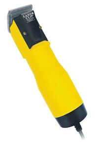 laube lazor 2-speed corded yellow clipper kit with lights