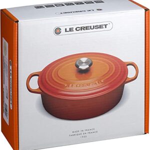 Le Creuset Enameled Cast Iron Signature Oval Dutch Oven, 5 qt. , Cerise